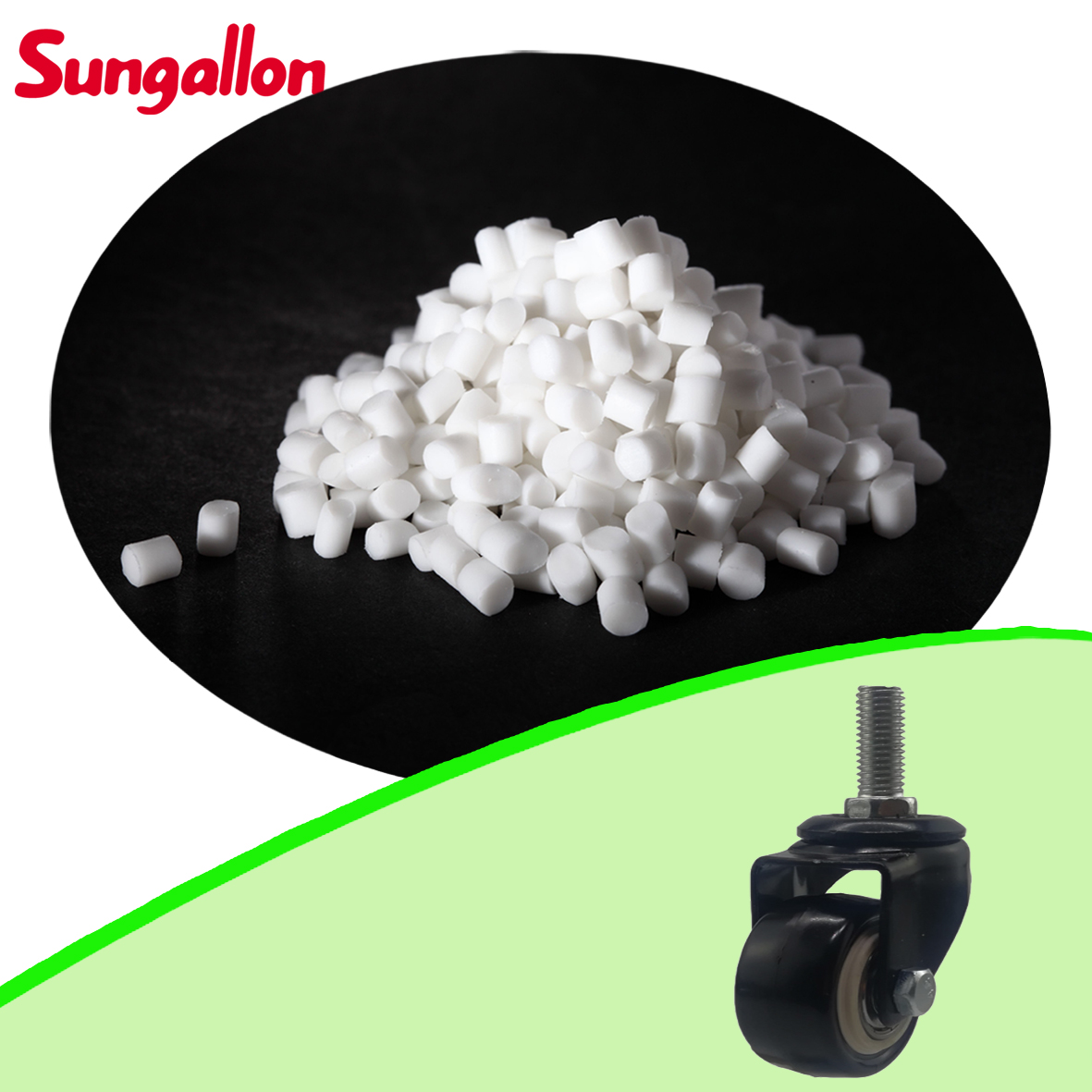 Natural White SEBS TPE Elastomer Material High Hardness And Colorful Customized
