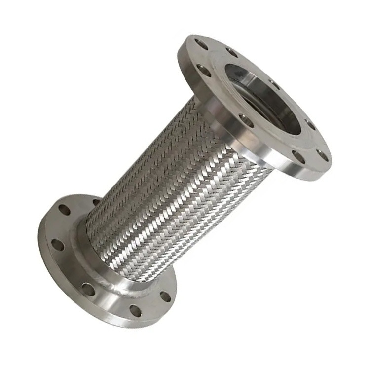 Galvanized Steel Braided Flex Hose Threaded Connection Of Flexible Hoses