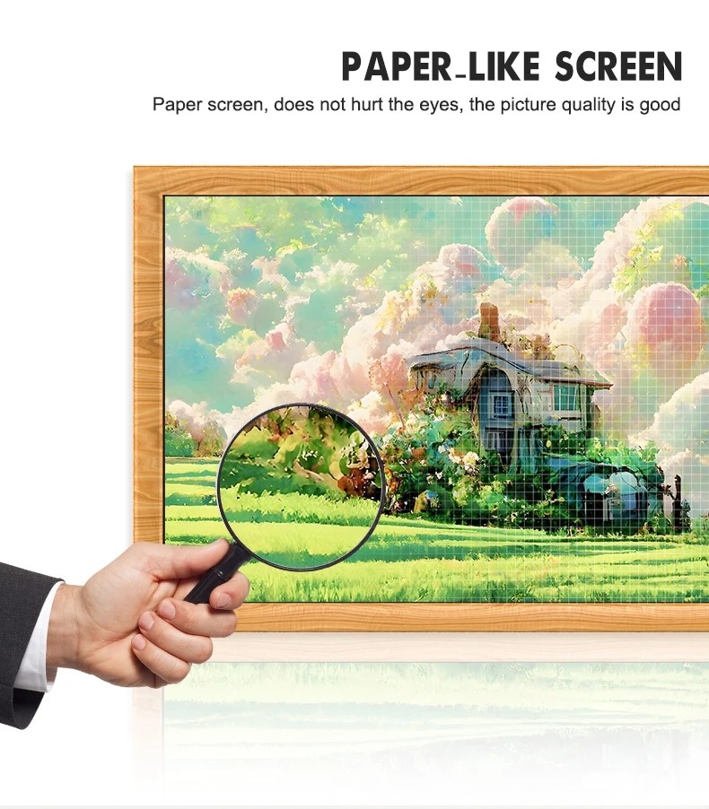 2K FHD Display Digital Painting Photo Frame For Home Wall Mount