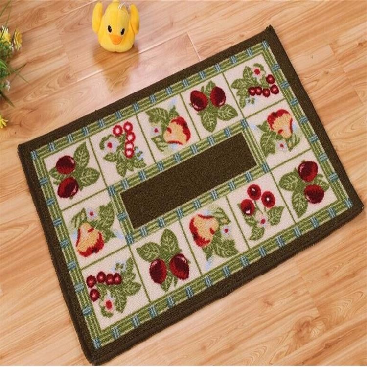 Cute anti slip printed nylon cartoon home mat