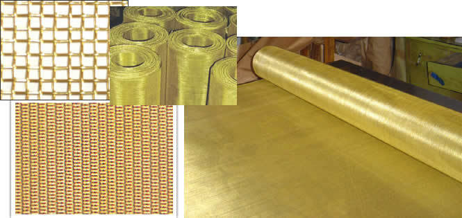 Good Ductility Brass Wire Mesh Non Magnetic For Automobile Radiators