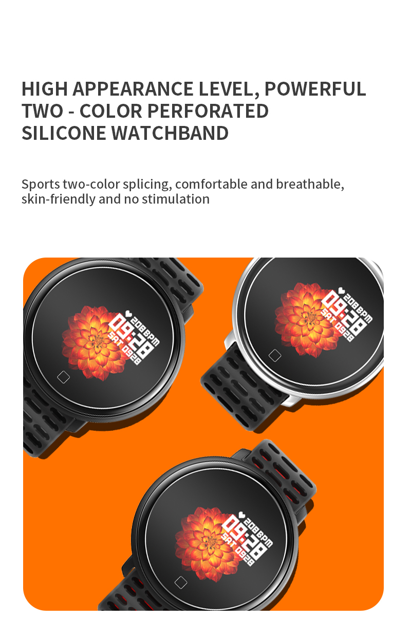 Kids Full Round Display Screen Smartwatch H31 Series Alarm Clock Sleep Monitoring 320x240