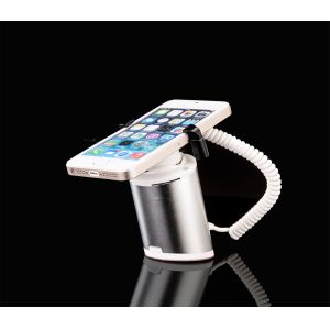 COMER security mobile phone counter display stand with alarm sensor and charging