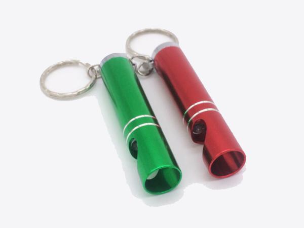 Personalized Anodized Aluminum LED Flashlight Light Keychain Beer Bottle Opener,