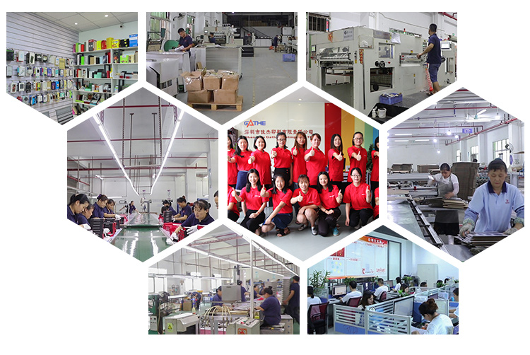 GATHE Paper Plastic Screen Protector Packaging Tempered Glass Packing Box Matte Laminated