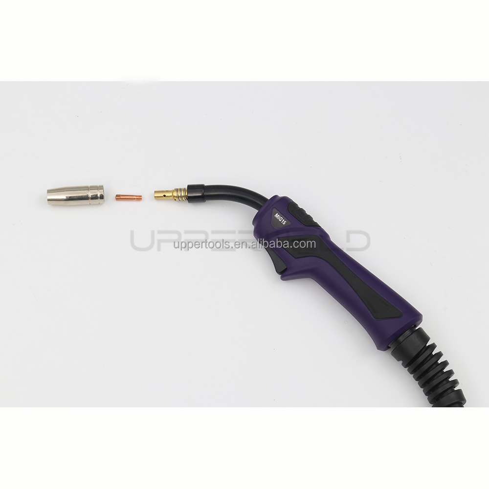 150A CO2 Mixed Gas Air Cooled MIG Welding Torch with Gas Nozzle and Durable Design