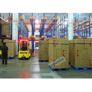 Warehouse Automated Radio Shuttle Racking Cold Supply Chain Pallet Shuttle
