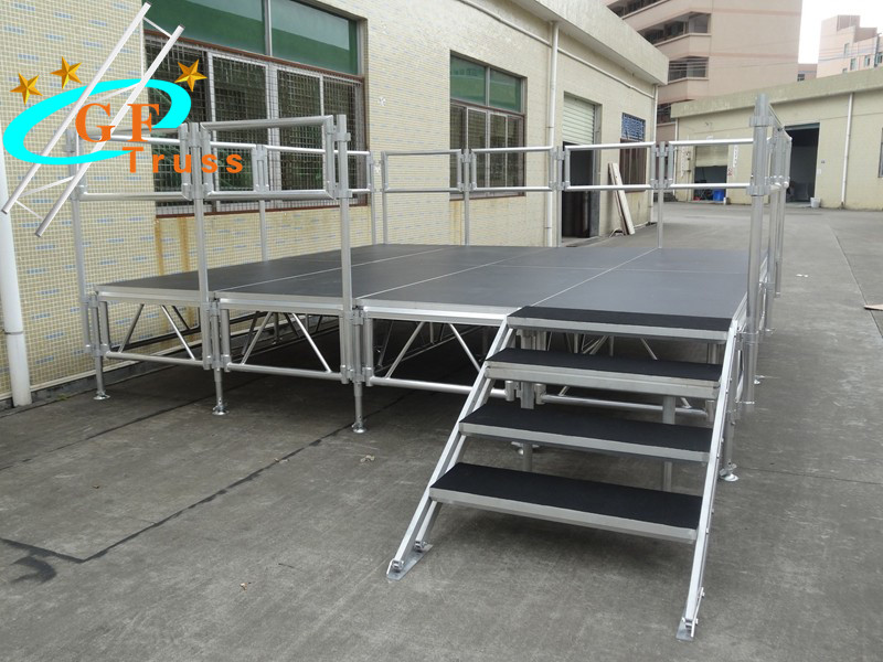 Lighting Truss Portable Stage Platform Ground Supports And The Main Used Roof System
