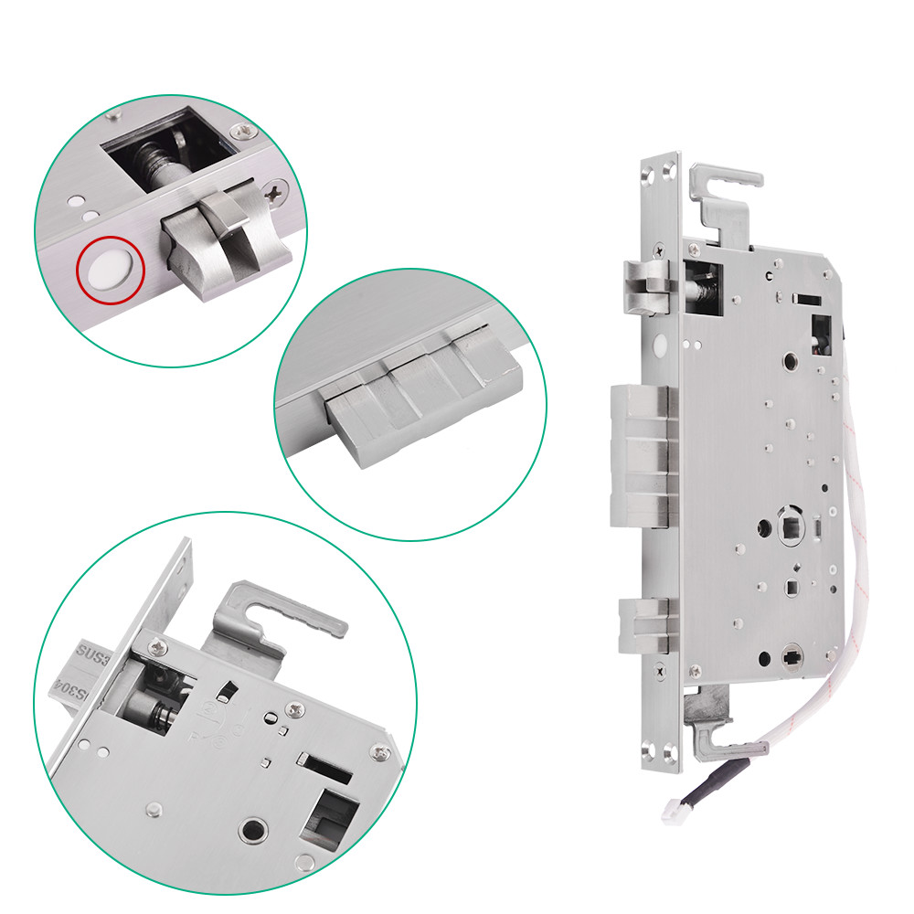 TT Lock Fingerprint Scanner Door Lock Support Password Card Key Open / APP Lock