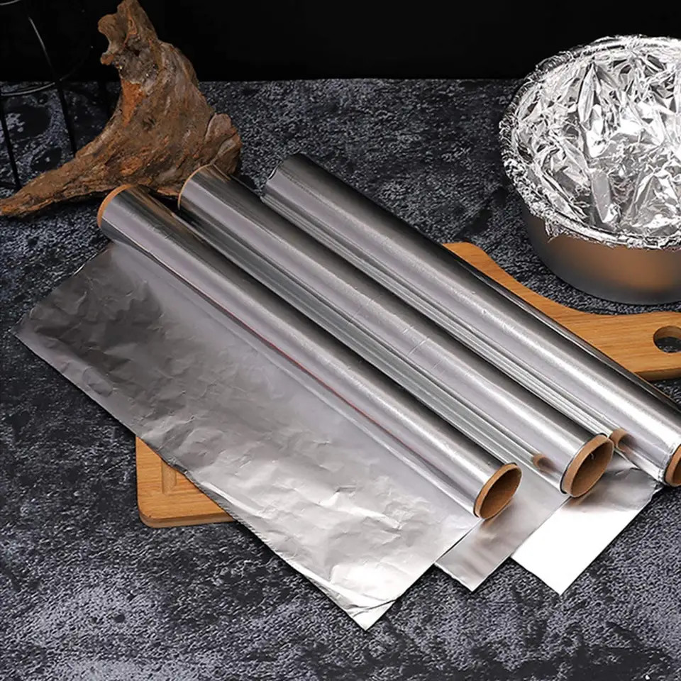 Odorless Food Grade Aluminum Foil Roll High Elongation For Outside Catering