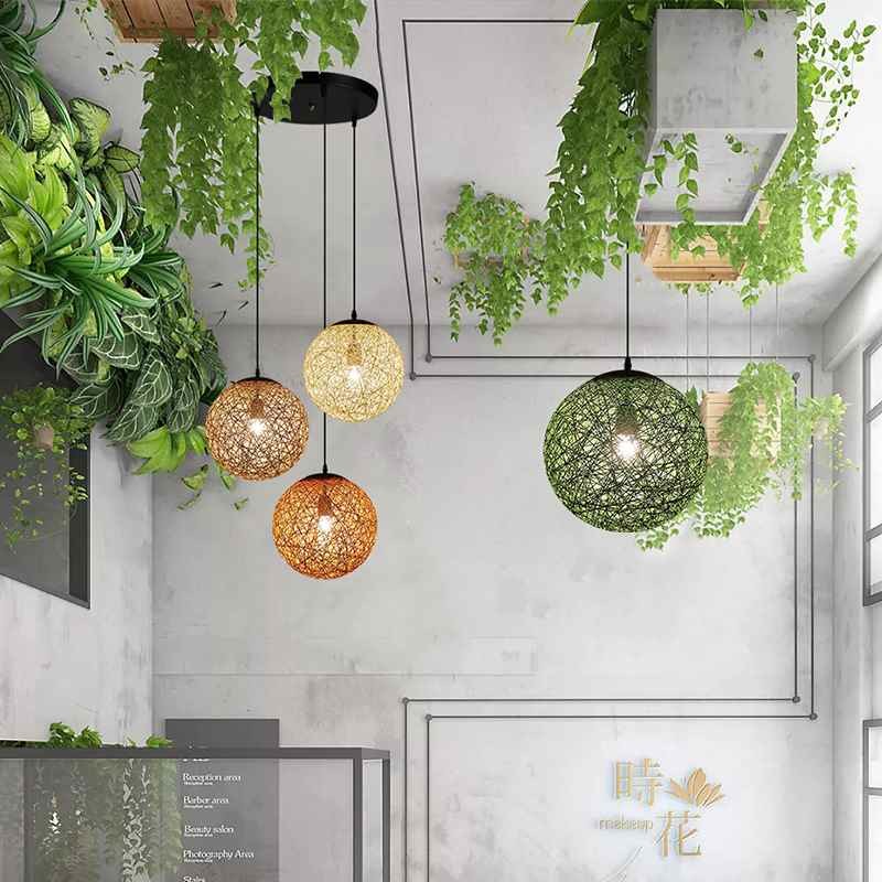 Nordic Global Cottan Pendant Hanging Lights For Bar Restaurant Dining room Table Pendant lamp (WH-WP-12)