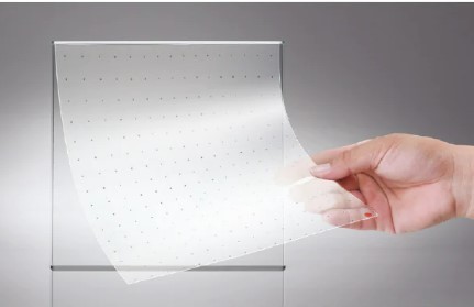 RGB Full Color P20 P31.25 Transparent LED Film Self Adhesive