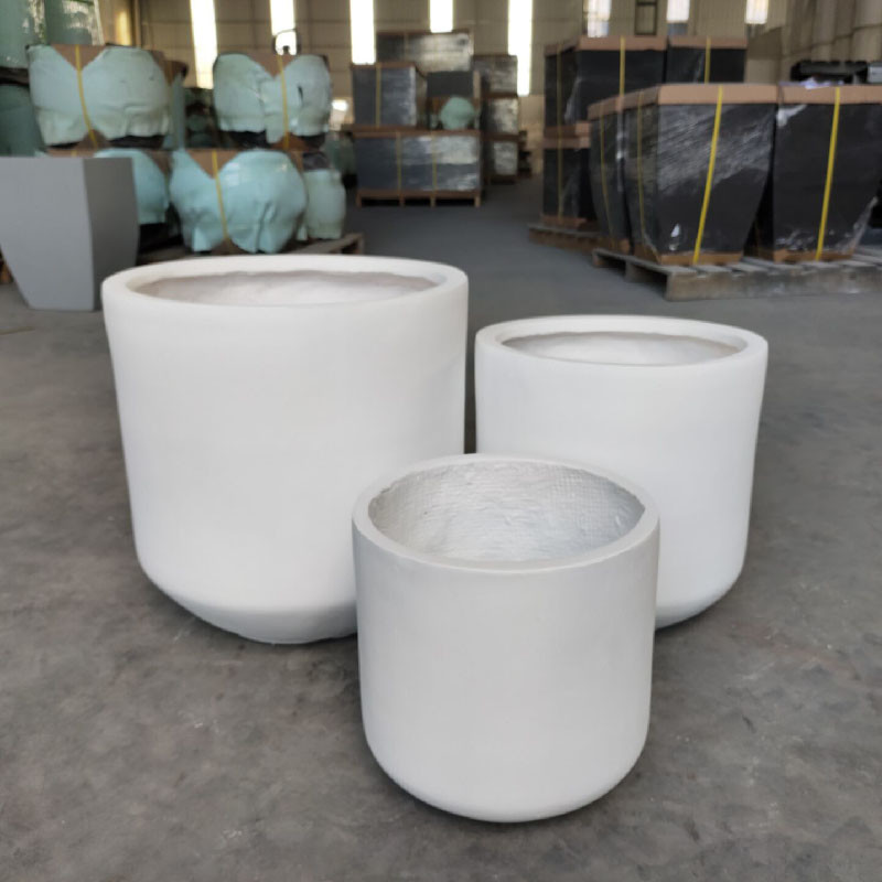 Wholesale Real Plant Display With Fiber Clay Planters Decoration