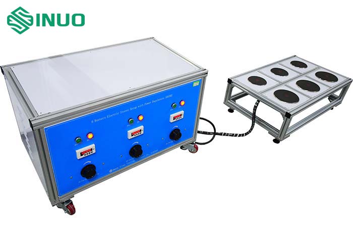 IEC 60335-2-31 Figure 101 6 Burners Electric Stoves Setup With Power Regulators