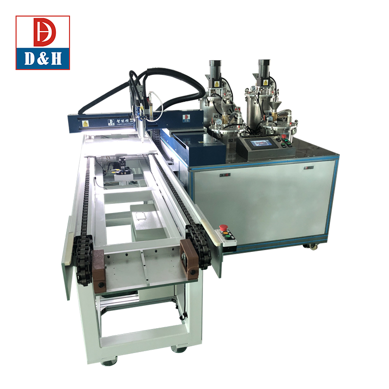 High Precision 2K Silicone Epoxies Polyurethanes PGB-650B Metering and Dosing System
