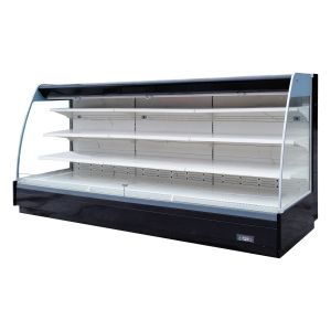 Semi Multideck Refrigerated Showcase With 3 Layers Adjustable Shelving