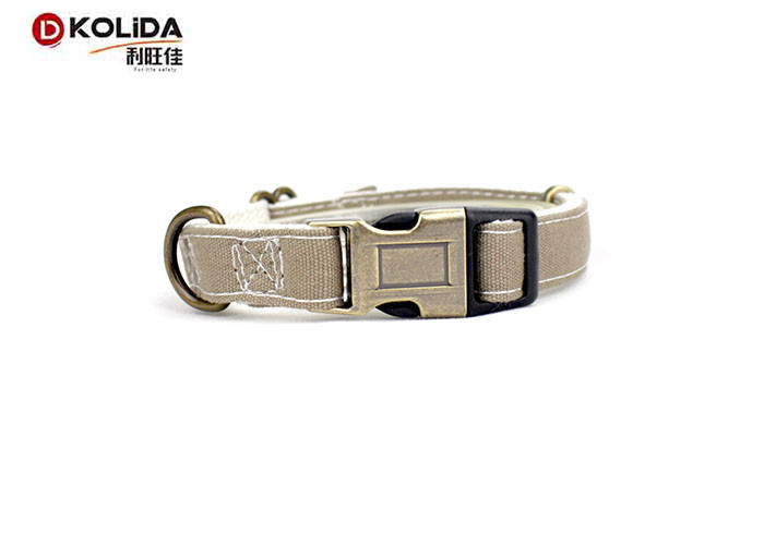 Fashion Pattern Adjustable Dog Collar Plastic Buckle Metal D Ring For Small Medium Pet