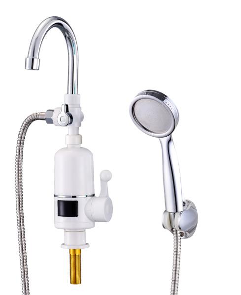 304 Stainless Element Digital Control Electric Faucet Kitchen Water Heater Tap