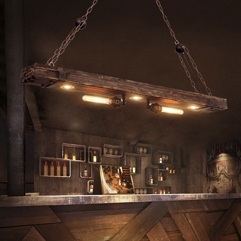 Industrial Style Chandelier American Loft Retro Personalized Restaurant lamp(WH-VP-224)