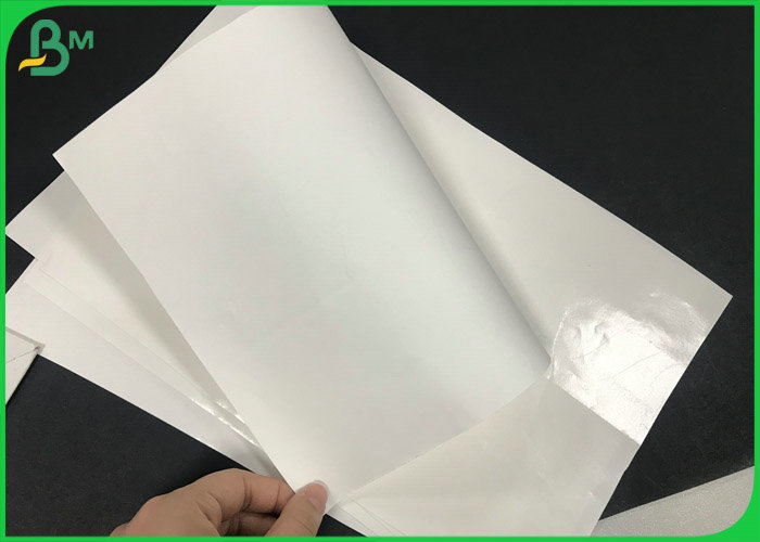PE Gloss / Matt Coated 30g - 400g White Kraft Paper Board For Wrapping Eatables