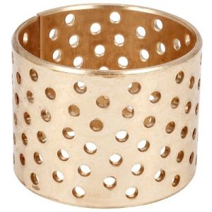 Perforated 60x65x50mm Bronze Plain Bearing Cusn8 Collar Bush