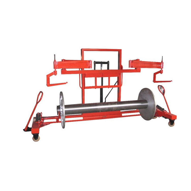 Motorized Warp Beam Lift Truck High Lift Hydraulic Heald Frame Material Handling Tools