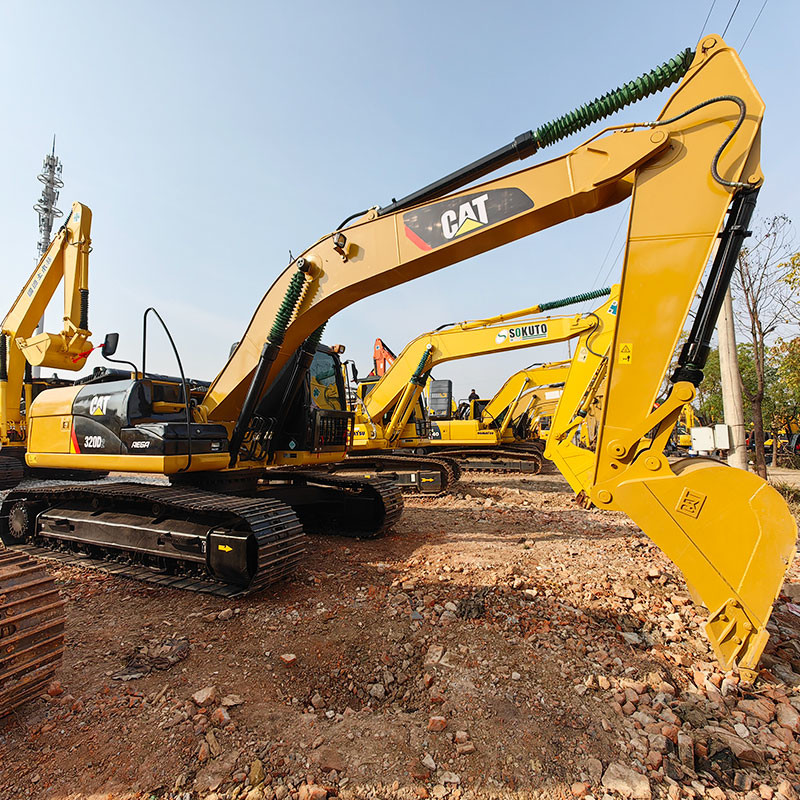 Used Caterpillar 320D2 Excavator 1m³ Bucket Capacity Crawler Excavators 112kw Rated Power