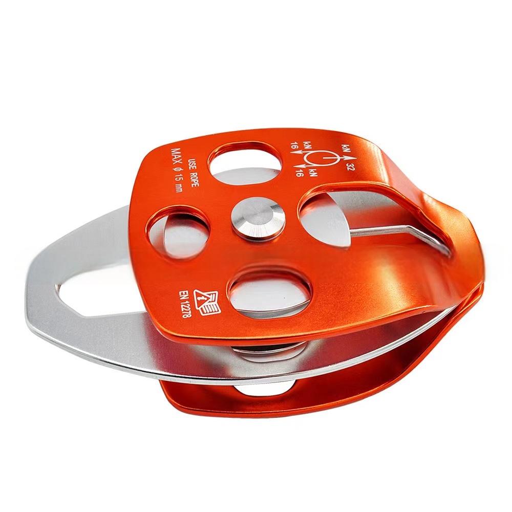 Galvanized 7075 Aluminum Portable Pulley System for High Altitude Transport and Climbing