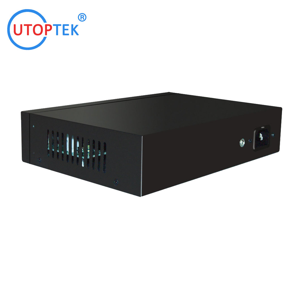 10/100M 6port POE+2 UPlink ieee802.3af/at POE Etherent switch for CCTV Network system