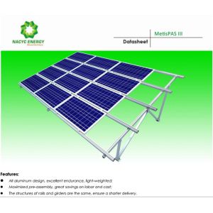 Universal Solar Ground Mounting Bracket Solar Panel Power Racking Systems