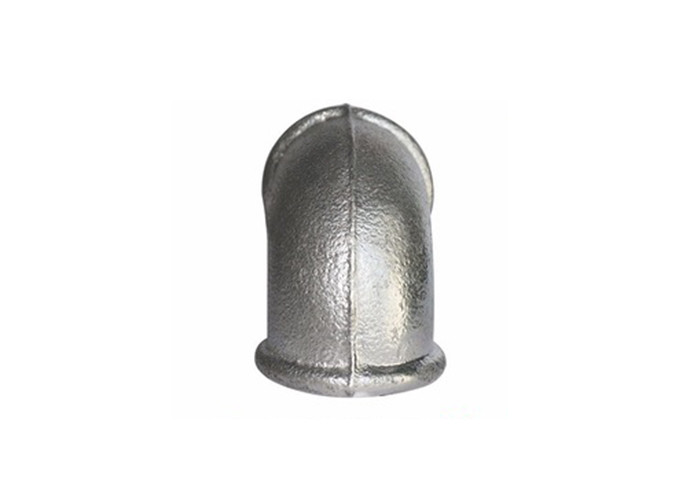 Round Head Shape Equal Malleable Iron Elbow High Pressure Pipe Fittings With Rib