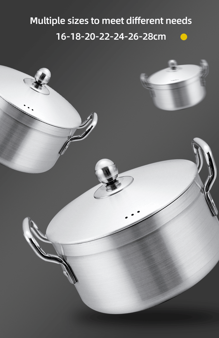 7 PCS Cookingware Set Cooking Pot Kitchen Ware Aluminum Cookware Set