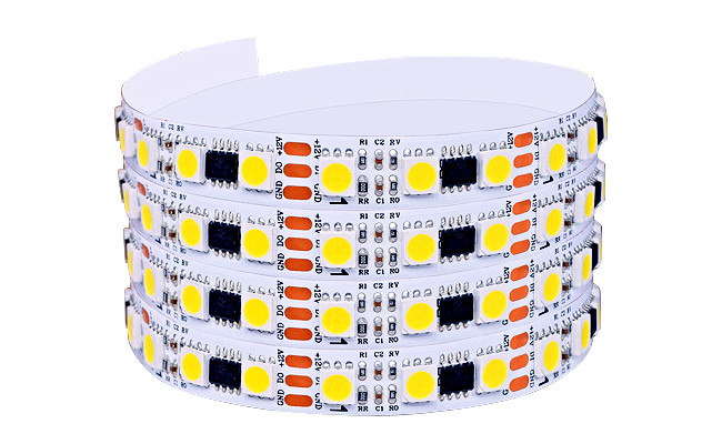 Low Voltage 12V 24V SMD 5050 LED Strip Light Monochrome Water Lamp With Silicone Tube