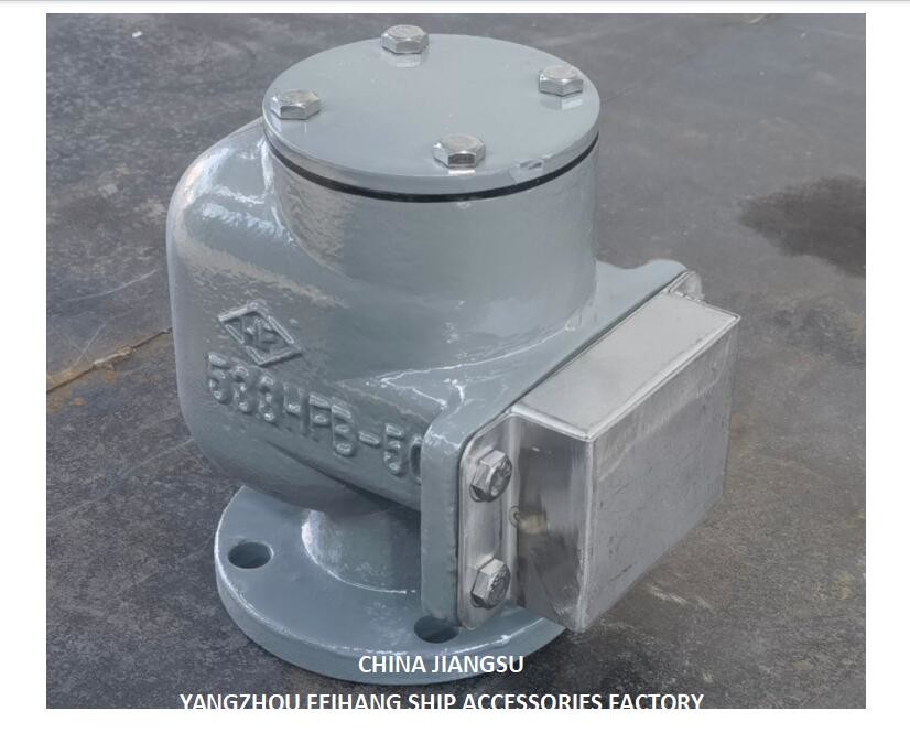 NO.533HFB-50A AIR VENT HEAD FOR SEA WATER TANK WITH SUS316L FLOATER NBR GASKET 0.3MPA