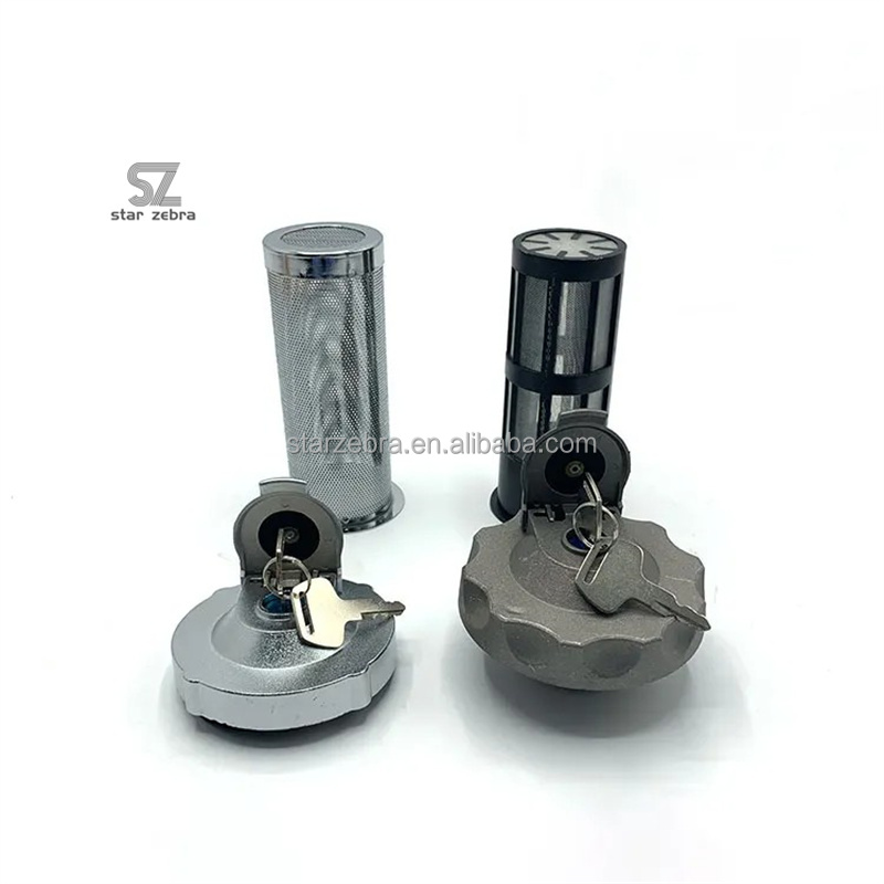 anti-theft lock Solidified paper excavator accessories with hydraulic inlet filter fuel tank cover and plastic strainer