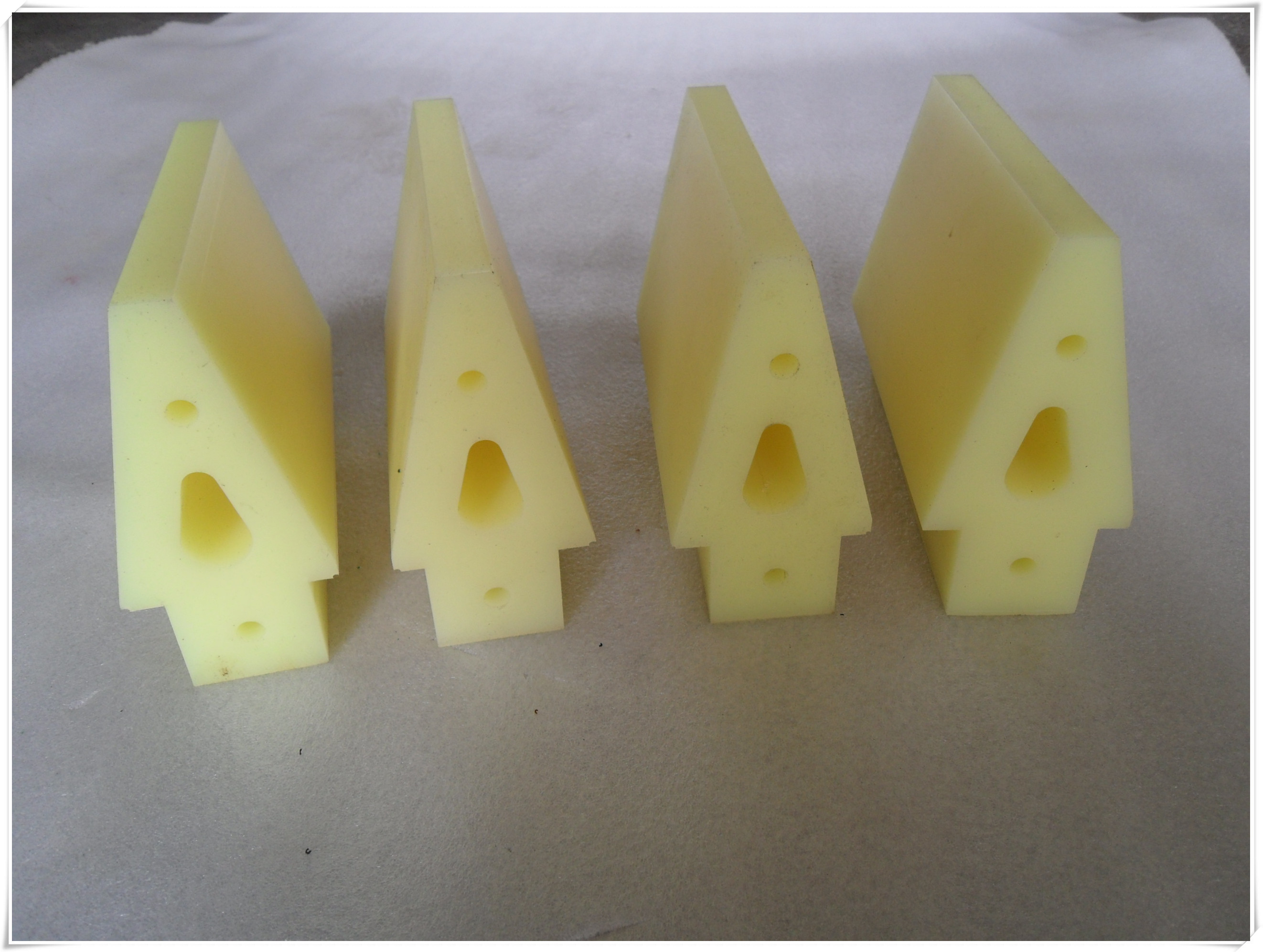 Natural Color OEM-Custom-Made Screen Printing Squeegee Hardness 90 Shore A
