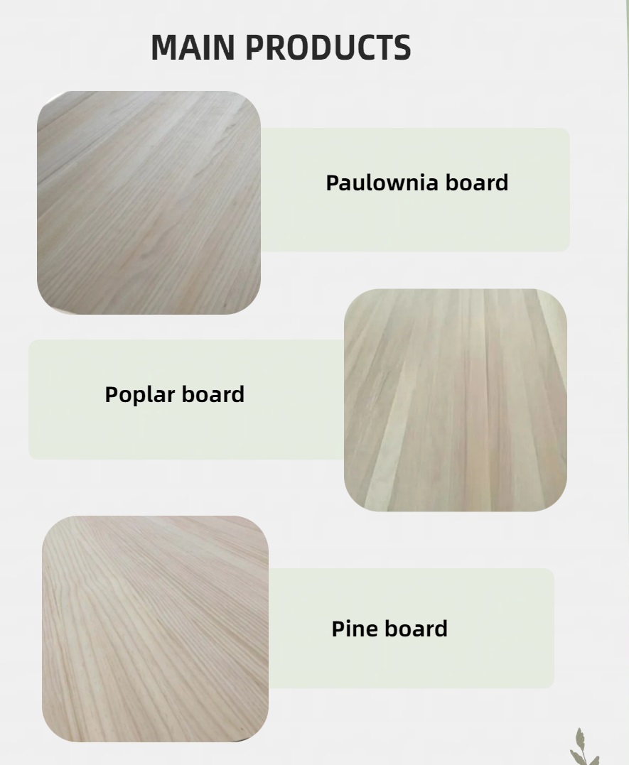 Original Bleached Poplar Lumber 2440x1220mm For Strong Durable Wood Panels