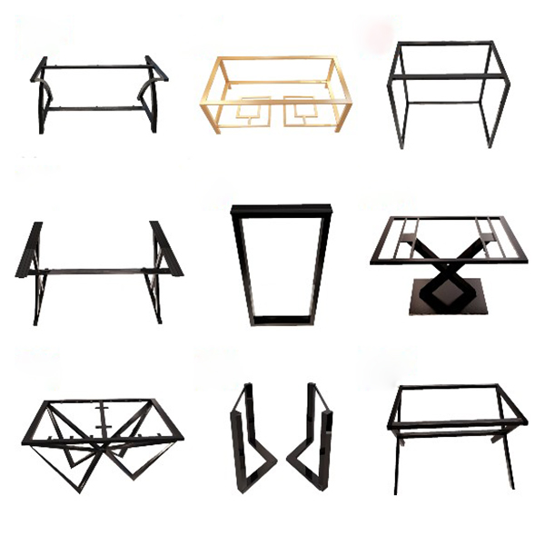 Hotel Design Stainless Steel Table Support with Aluminium Triangle Bracket Structure