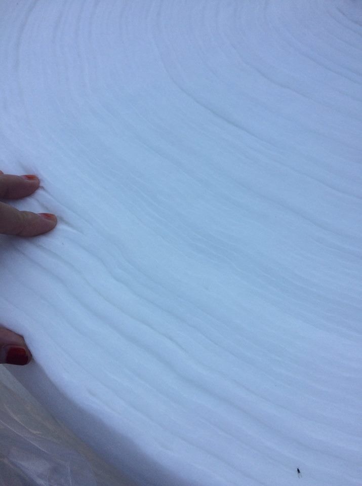 White Cotton 3mm Thickness Filter Material For Toyota Air Filter Making