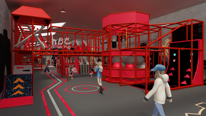 Indoor Playgournd Trampoline Park Equipment Sport Center Familiy Park Structure