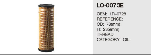 High Quality Diesel Engine Fuel Filter 1R-0728 For CATERPILLAR Truck Generator 1R-0728