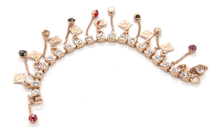 Wenzhou Kml Wholesale custom popular gold diamond shoe accessories buckle chain