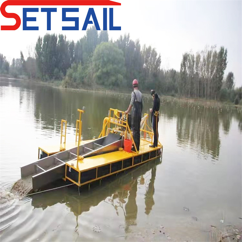Chain Bucket Mining Dredger for River Diamond