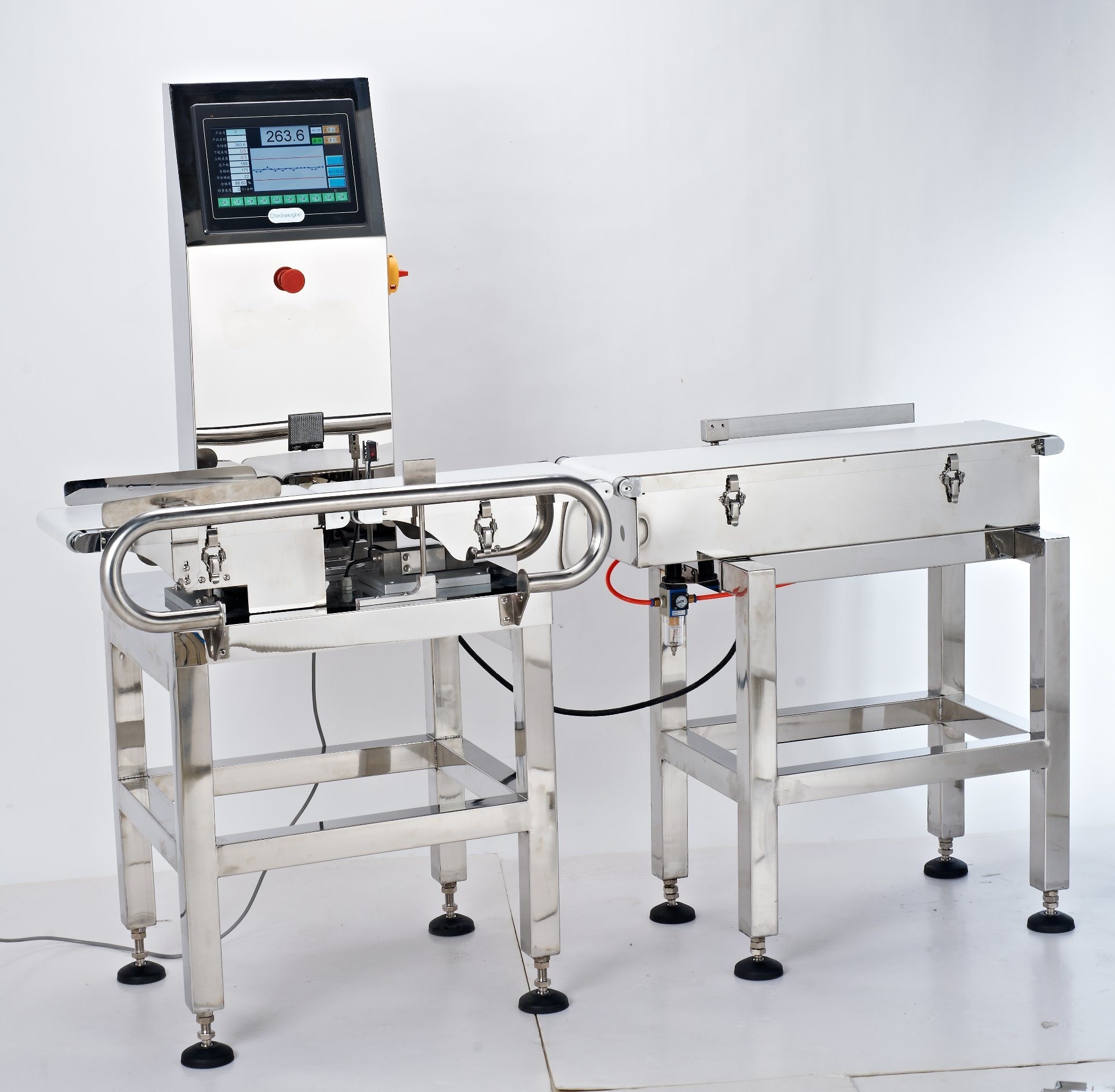 Online Automatic Check Weighing Machines For Packages , High Sensitive