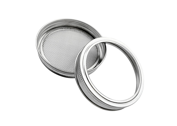 Wide Mouth Stainless Steel 80oz Sprouting Mesh Screen