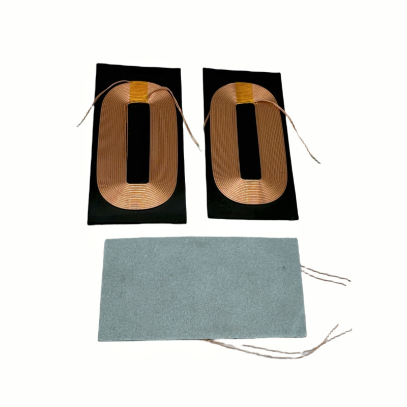 Customized Copper Wire Wireless Charging Inductive Coil With Ferrite Magnetic Core