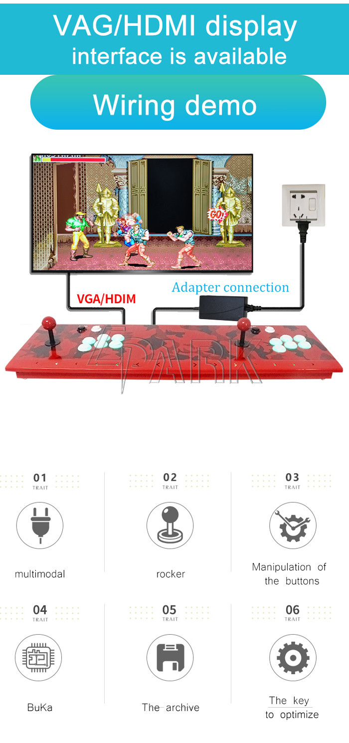 Retro Arcade 16 Bit L77*W25*H5 CM Video Game Console for home use
