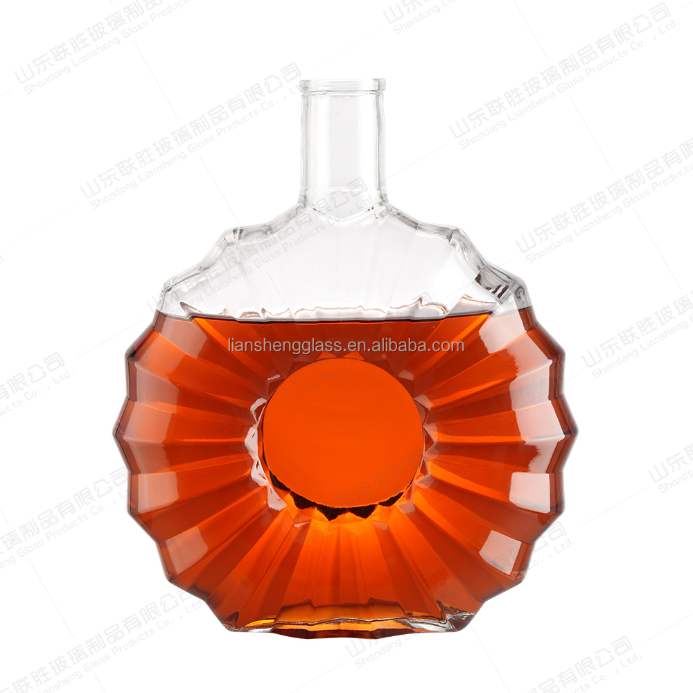 Acceptable Customer's Logo Wine Glass Bottle with Cork 750ml