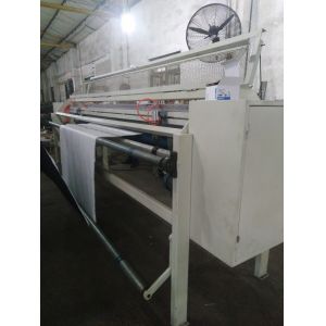 Horizontal Fabric Roll Cutting Machine , Industrial Fabric Die Cutter For