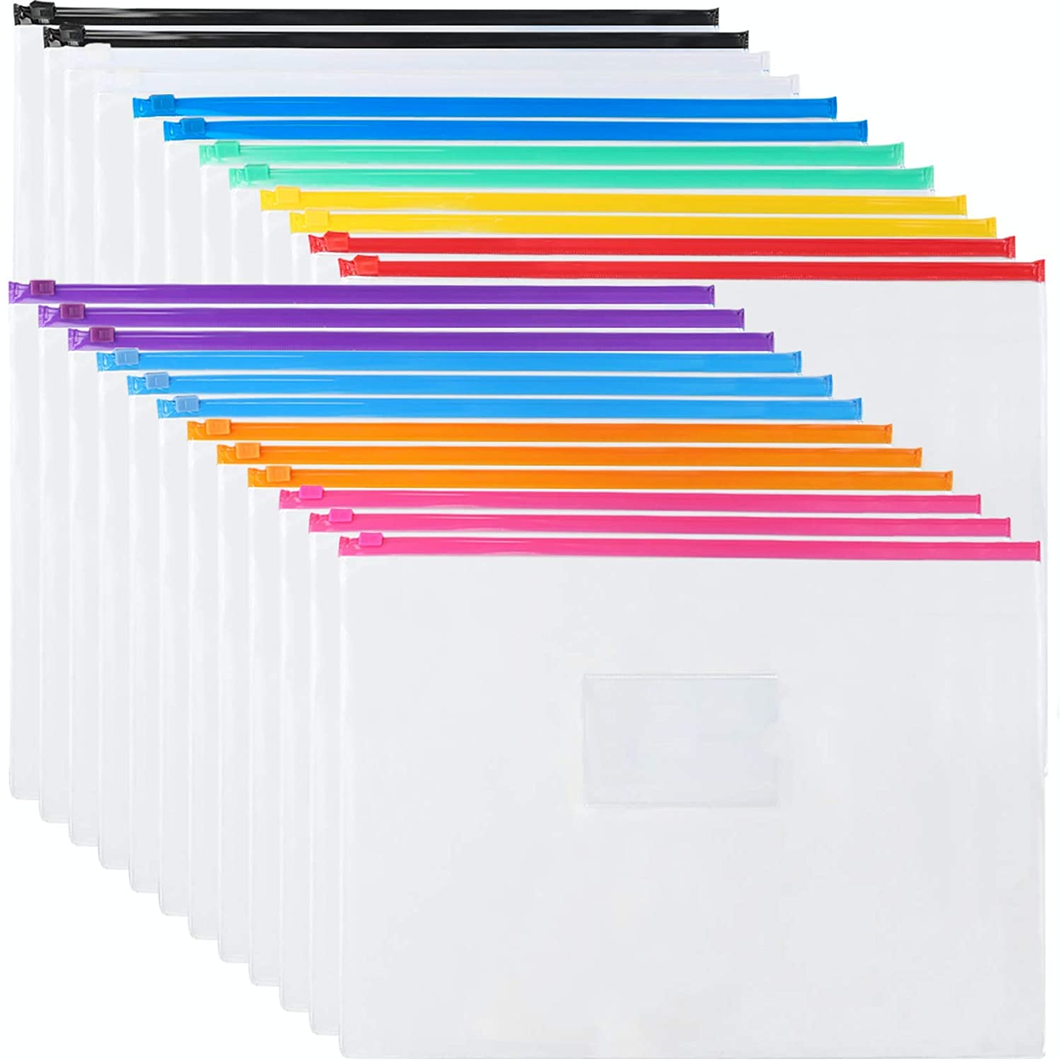 A4 A6 PVC Pencil Pouch Case Clear Pencil Case Transparent